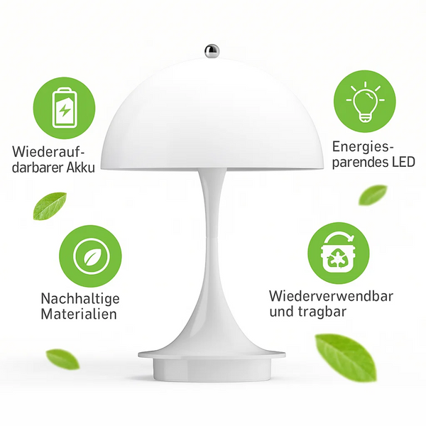 DomeGlow | Lampa stołowa – Bezprzewodowe ciepłe światło