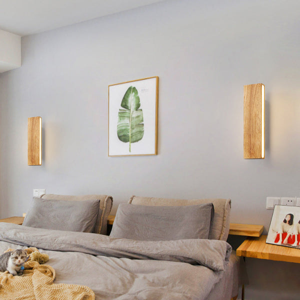 WoodLume | Lampa ścienna – Naturalne oświetlenie o ciepłym charakterze