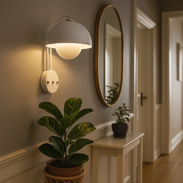 BloomLuxe | Lampa ścienna – Kwiatowy design LED z marzycielskim blaskiem