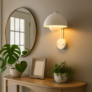 BloomLuxe | Lampa ścienna – Kwiatowy design LED z marzycielskim blaskiem