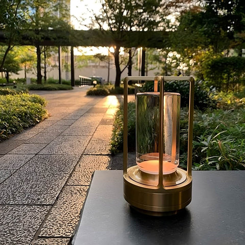 Crystaluxe | Lampa stołowa – Bezprzewodowy kryształowy blask