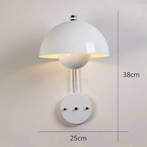 BloomLuxe | Lampa ścienna – Kwiatowy design LED z marzycielskim blaskiem