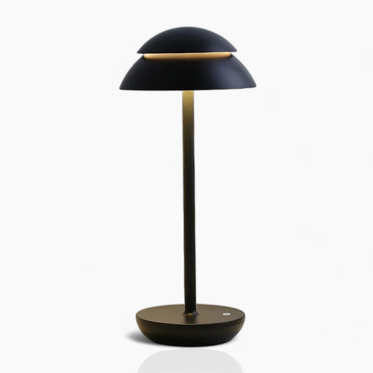 Bezprzewodowa Lampa Stołowa Dimmable w Stylu Skandynawskim - Lampka Nocna z Aluminium, 12-16 Godzin Pracy