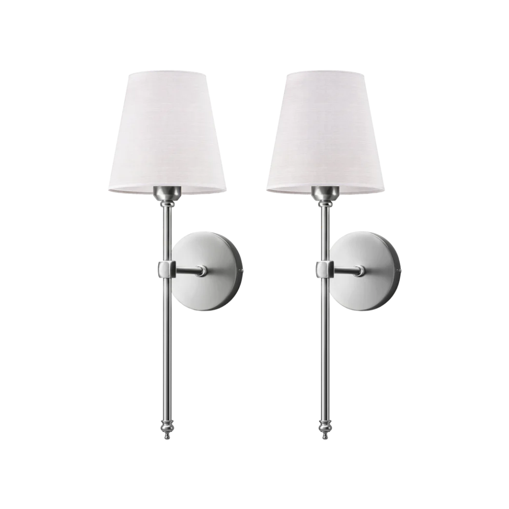 Flambeau Princier - Elegancka Bezprzewodowa Lampa Ścienna z Pilotem Kinkiet