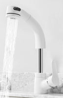 FlowCraft | Bateria łazienkowa – Wysuwana wylewka i eleganckie wykończenie