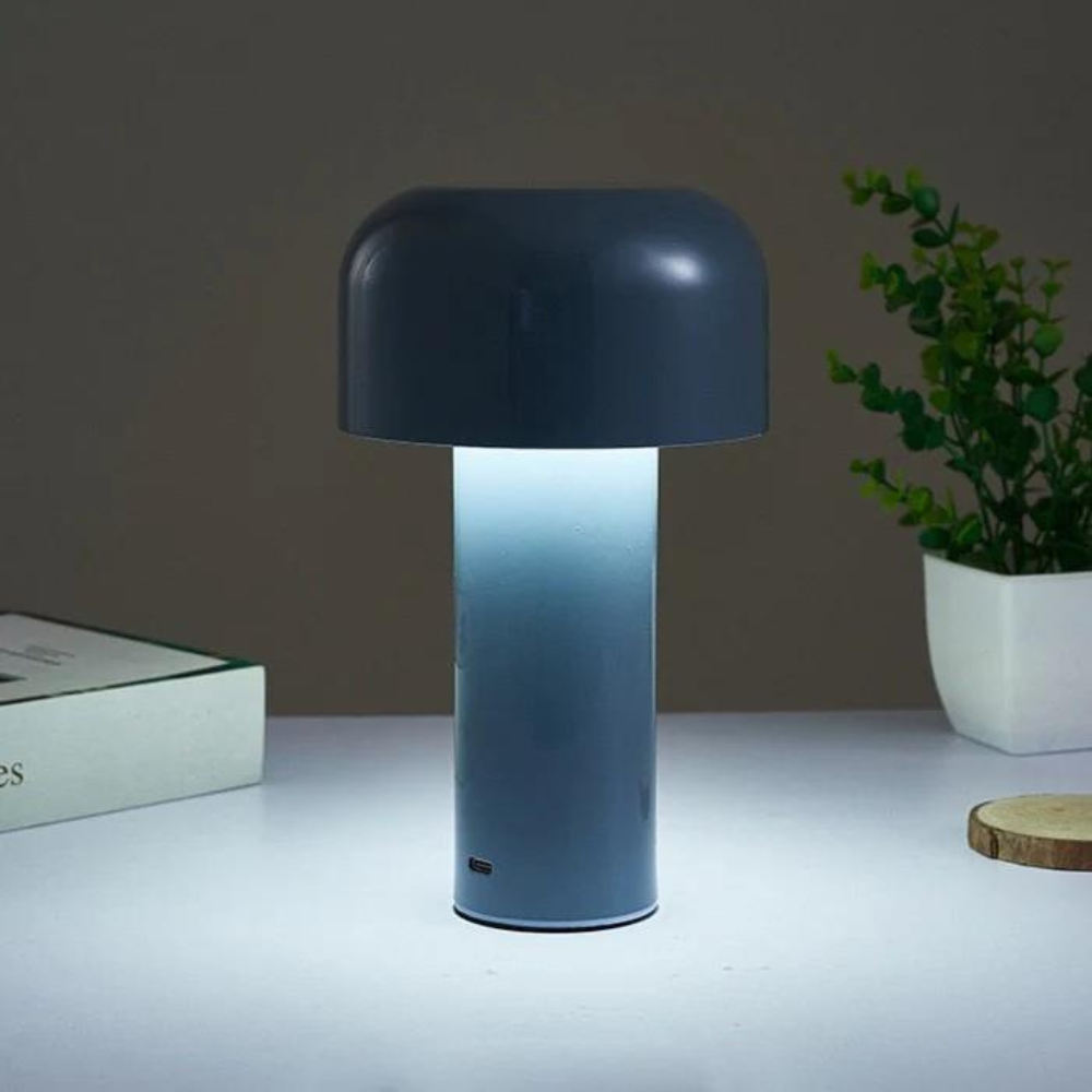 Lampa Stołowa Bezprzewodowa w Kształcie Grzyba z Funkcją Ładowania