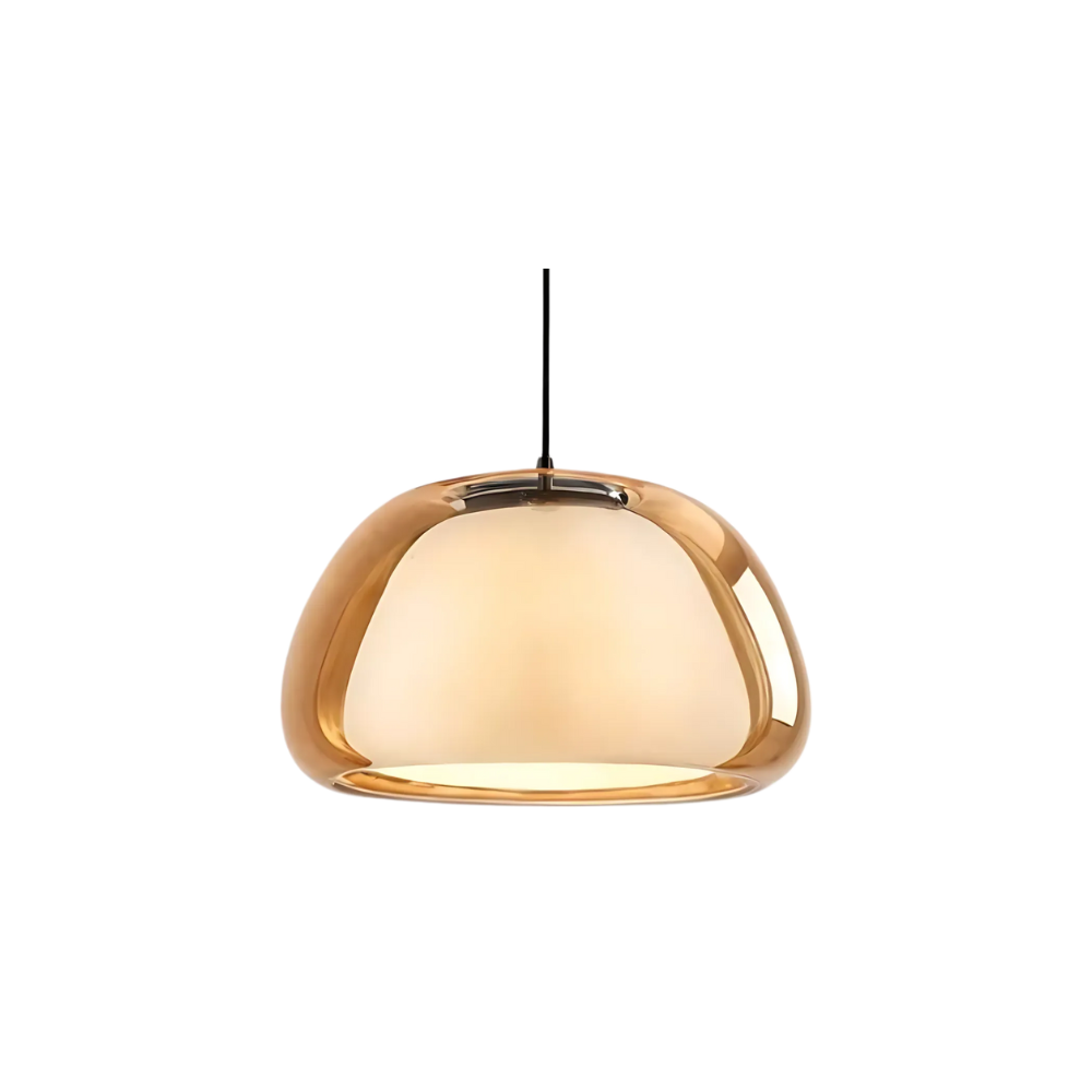 Lampa Wisząca Szklana z Regulowanym Kablem 120 cm do Salonu - Nowoczesny Żyrandol