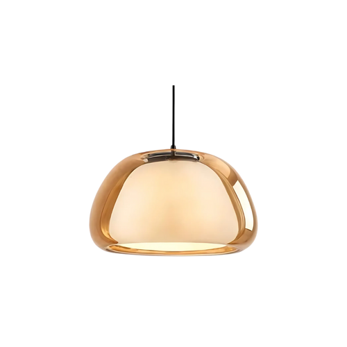 Lampa Wisząca Szklana z Regulowanym Kablem 120 cm do Salonu - Nowoczesny Żyrandol