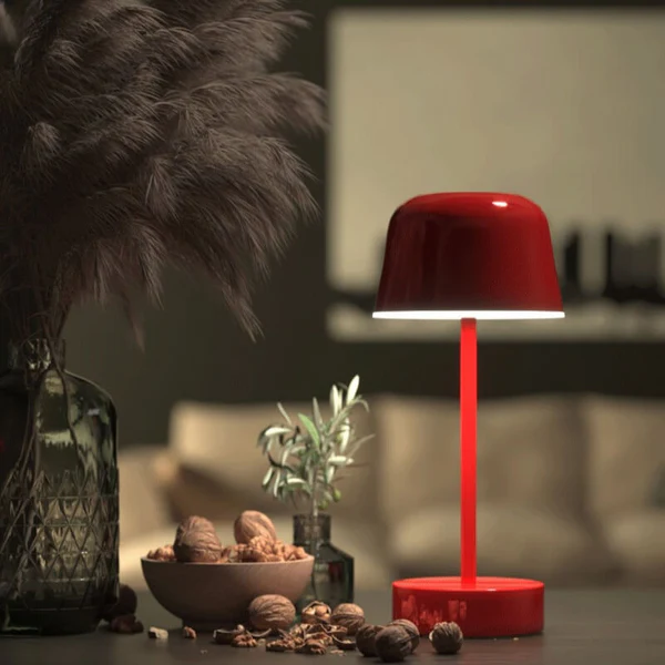 Lampka LED Regulowana z Ochroną Wzroku, Lampka Nocna do Sypialni na Baterie