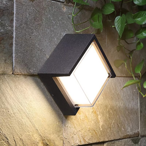 Minimalistyczna Lampa Ścienna Zewnętrzna z Czujnikiem Ruchu Éclivra