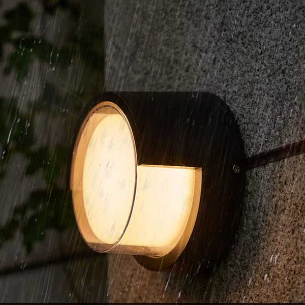 Minimalistyczna Lampa Ścienna Zewnętrzna z Czujnikiem Ruchu Éclivra