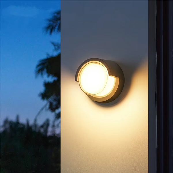Minimalistyczna Lampa Ścienna Zewnętrzna z Czujnikiem Ruchu Éclivra