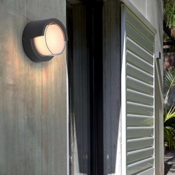 Minimalistyczna Lampa Ścienna Zewnętrzna z Czujnikiem Ruchu Éclivra
