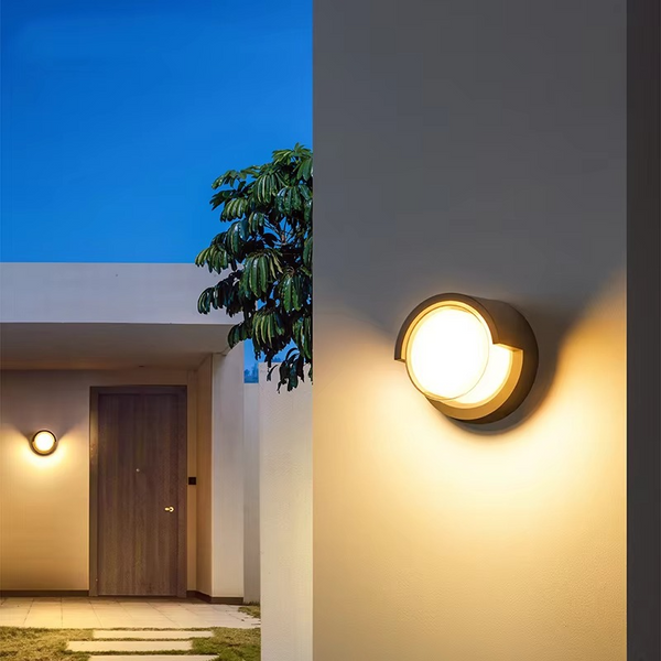 Minimalistyczna Lampa Ścienna Zewnętrzna z Czujnikiem Ruchu Éclivra