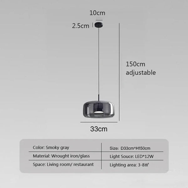 OrbitLuxe | Lampa wisząca – Wyrafinowane oświetlenie LED dla domu