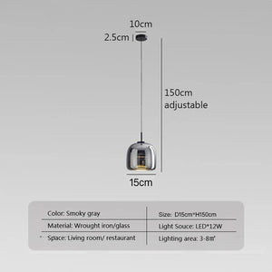 OrbitLuxe | Lampa wisząca – Wyrafinowane oświetlenie LED dla domu
