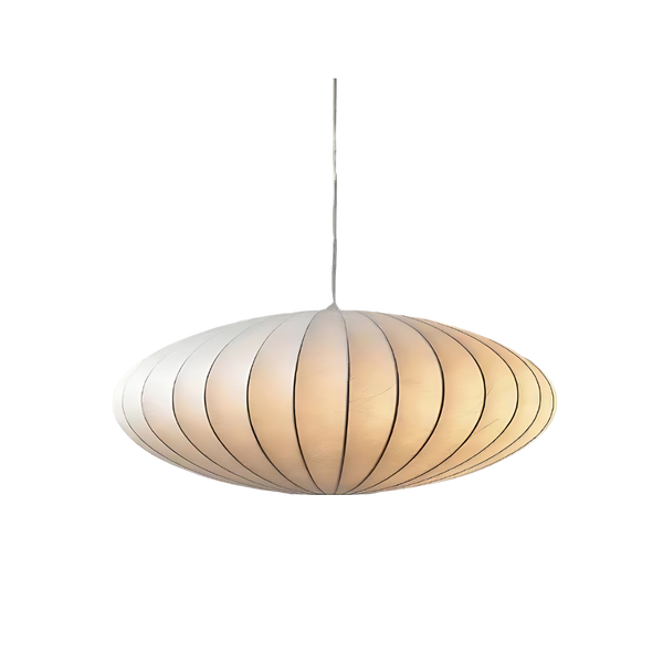 KyotoLume | Lampa Wisząca – Elegancka lampa z jedwabnej tkaniny