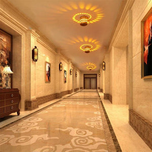 CurveLuma | Lampa sufitowa – Nowoczesne światło o spiralnym kształcie