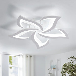 Biały AcryLume | Lampa sufitowa – Nowoczesny, ściemniany design z akrylu Biały Lumiera