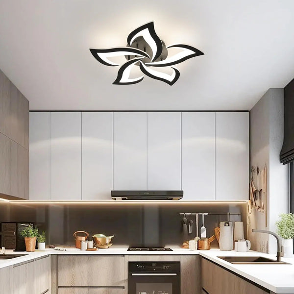 Czarny AcryLume | Lampa sufitowa – Nowoczesny, ściemniany design z akrylu Czarny Lumiera
