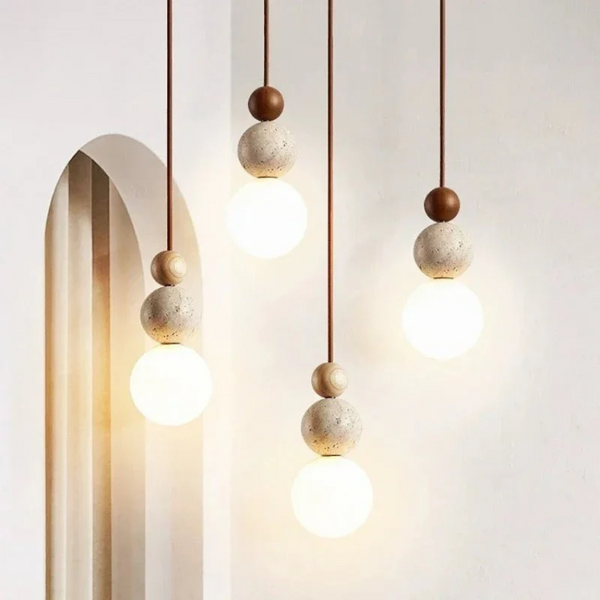 AuraStone | Lampa wisząca – subtelne oświetlenie w stylu premium Lumiera