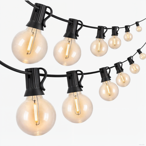 AuraTrail | Zewnętrzny łańcuch świetlny – Ciepłe wodoodporne światło LED Lumiera