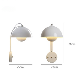 BloomLuxe | Lampa ścienna – Kwiatowy design LED z marzycielskim blaskiem Lumiera