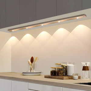 Srebrny BrightMotion | Lampa LED z czujnikiem ruchu – automatyczne światło w każdym wnętrzu Srebrny Lumiera