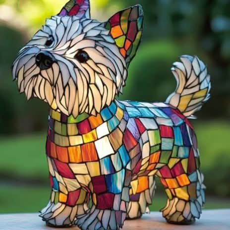 West Highland Terrier BrightPaws | Lampa LED – nastrojowe oświetlenie do nowoczesnych wnętrz West Highland Terrier Lumiera
