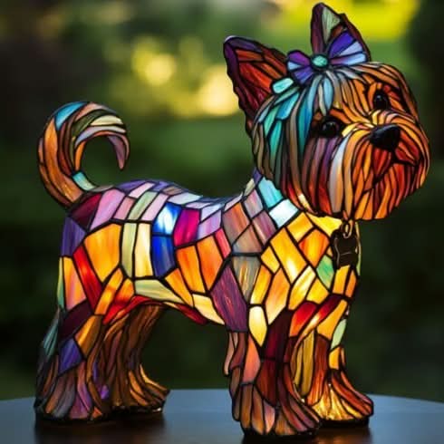 Yorkshire Terrier typ A BrightPaws | Lampa LED – nastrojowe oświetlenie do nowoczesnych wnętrz Yorkshire Terrier typ A Lumiera