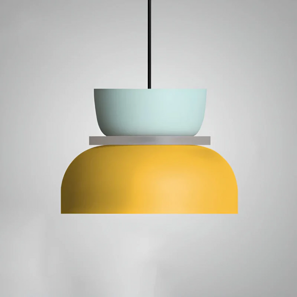 Duży Cyjanowo-Żółty ColorBeam | Lampa wisząca – żywe barwy do stylowych przestrzeni Duży Cyjanowo-Żółty Lumiera