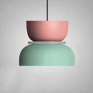 Średni Różowo-Zielony ColorBeam | Lampa wisząca – żywe barwy do stylowych przestrzeni Średni Różowo-Zielony Lumiera