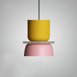 Żółto-Różowy ColorBeam | Lampa wisząca – żywe barwy do stylowych przestrzeni Żółto-Różowy Lumiera