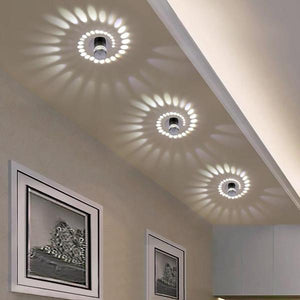 CurveLuma | Lampa sufitowa – Nowoczesne światło o spiralnym kształcie Lumiera