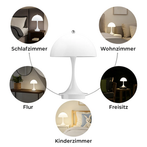 DomeGlow | Lampa stołowa – Bezprzewodowe ciepłe światło Lumiera