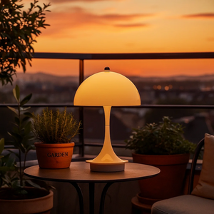 DomeGlow | Lampa stołowa – Bezprzewodowe ciepłe światło Lumiera