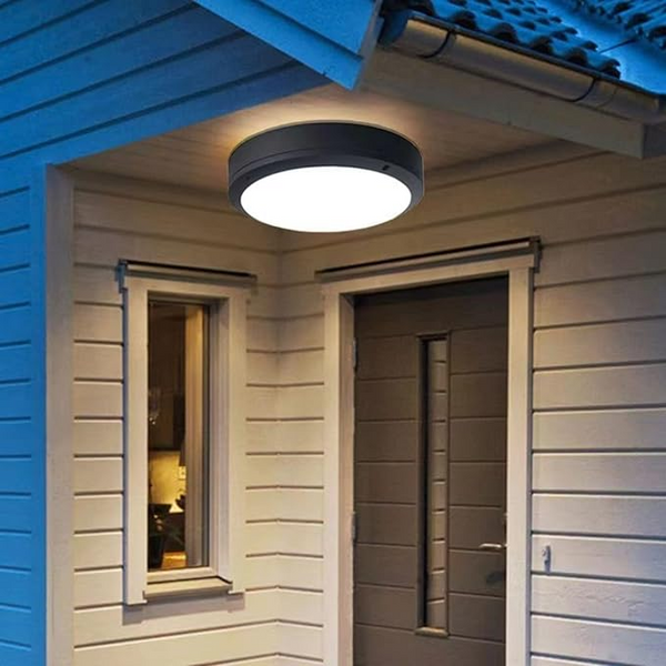 Średni: L22cm x H5.5cm EcoLight | Lampa LED – Nowoczesne oświetlenie zewnętrzne o łatwej instalacji Średni: L22cm x H5.5cm Lumiera