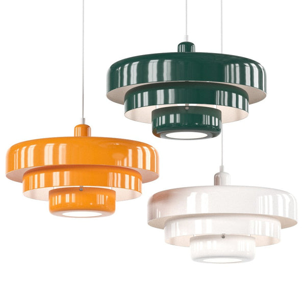 GlassHalo | Lampa wisząca – Szklany skandynawski design o ciepłym świetle Lumiera