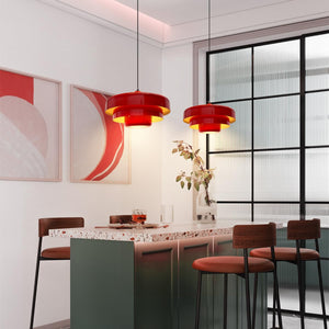 GlassHalo | Lampa wisząca – Szklany skandynawski design o ciepłym świetle Lumiera