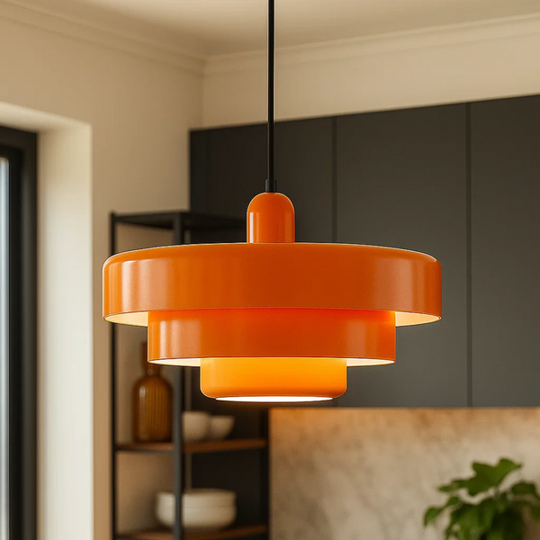 GlassHalo | Lampa wisząca – Szklany skandynawski design o ciepłym świetle Lumiera