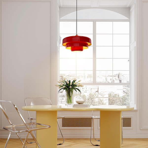 GlassHalo | Lampa wisząca – Szklany skandynawski design o ciepłym świetle Lumiera