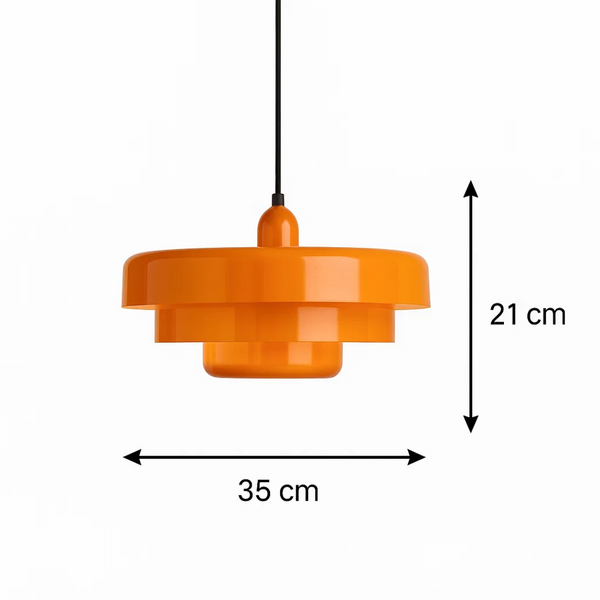 GlassHalo | Lampa wisząca – Szklany skandynawski design o ciepłym świetle Lumiera