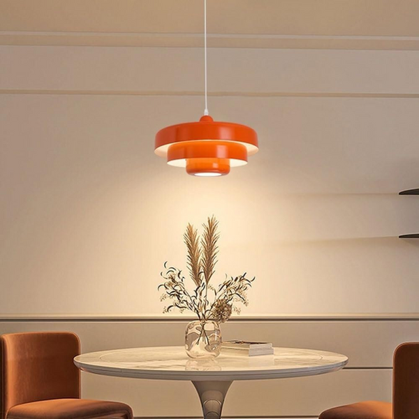 GlassHalo | Lampa wisząca – Szklany skandynawski design o ciepłym świetle Lumiera