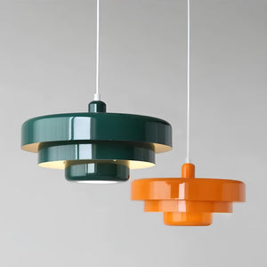 GlassHalo | Lampa wisząca – Szklany skandynawski design o ciepłym świetle Lumiera