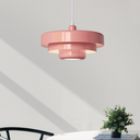 Różowy GlassHalo | Lampa wisząca – Szklany skandynawski design o ciepłym świetle Różowy Lumiera