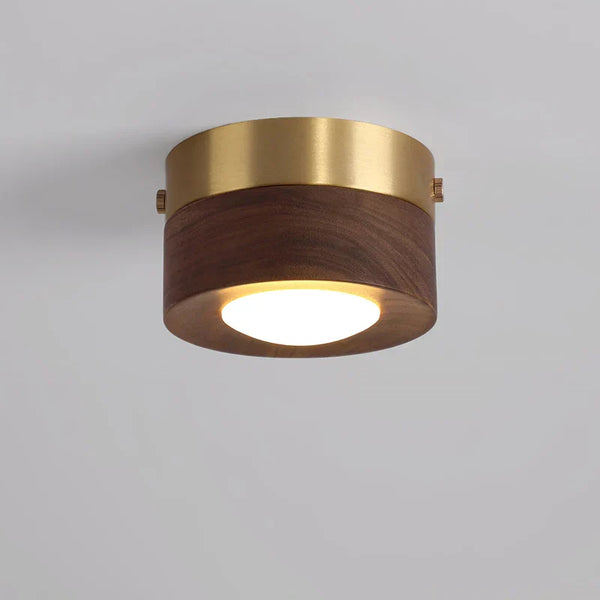 Brązowy GlowAshen | Lampa sufitowa – Nowoczesne LED światło z naturą Brązowy Lumiera