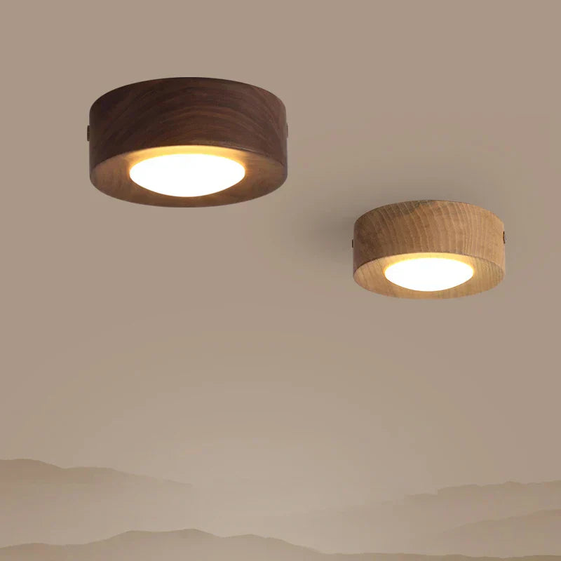 GlowAshen | Lampa sufitowa – Nowoczesne LED światło z naturą Lumiera