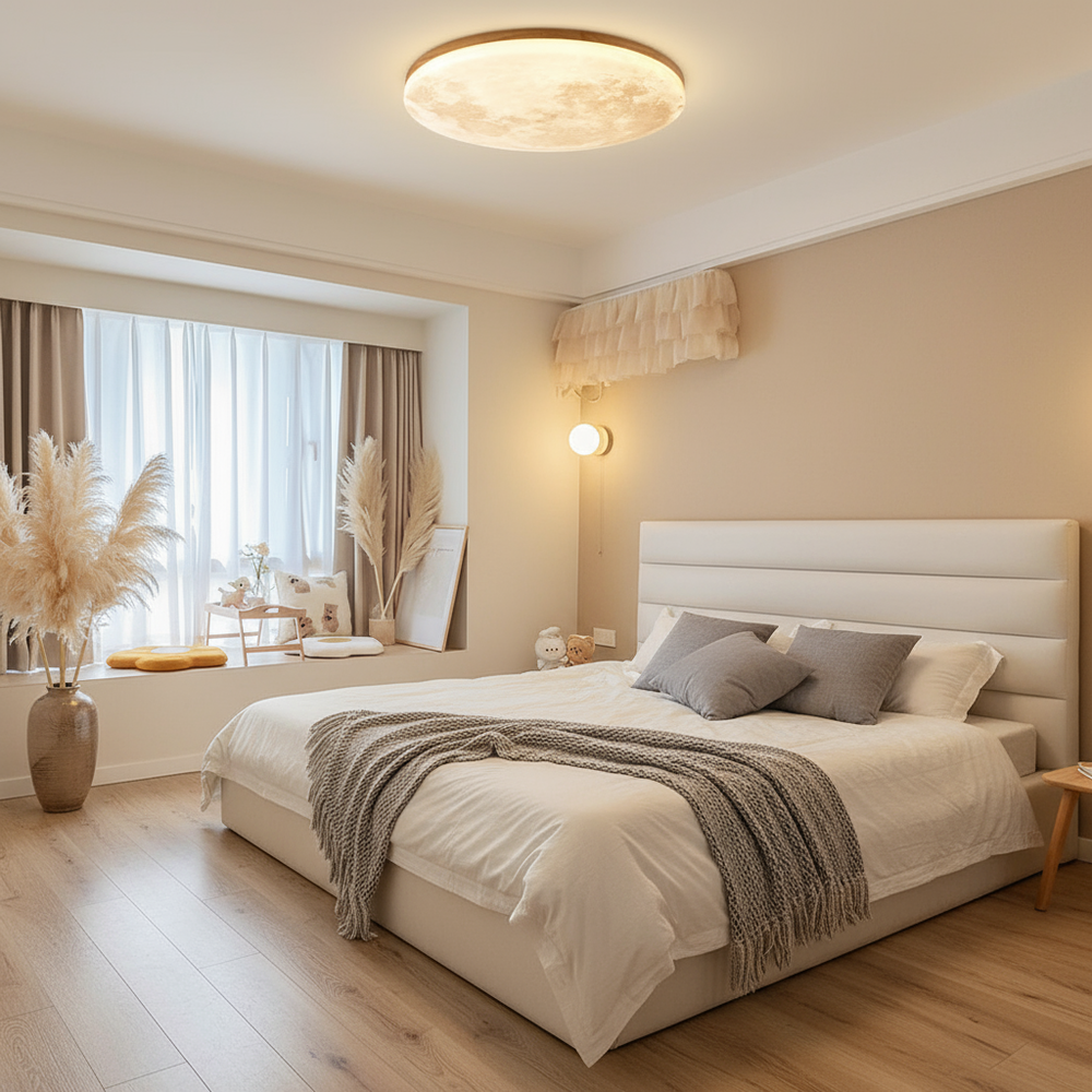 GlowCrest | Lampa Sufitowa – Nowoczesny Okrągły LED Design Lumiera