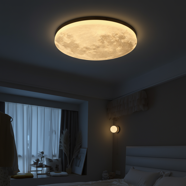 GlowCrest | Lampa Sufitowa – Nowoczesny Okrągły LED Design Lumiera