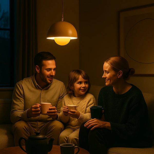 GlowHemera | Lampa sufitowa – Harmonijne światło do współczesnych wnętrz Lumiera